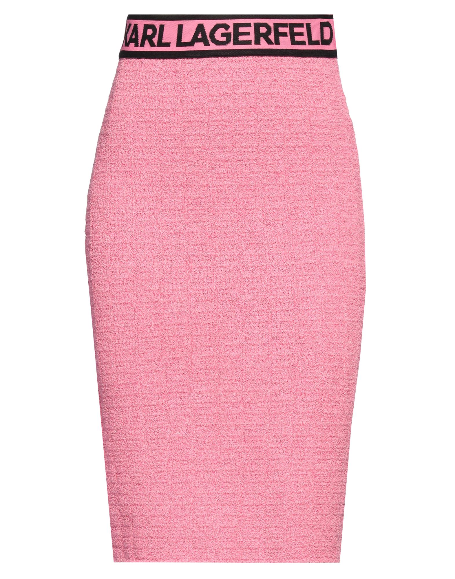 KARL LAGERFELD Midi-rock Damen Rosa von KARL LAGERFELD