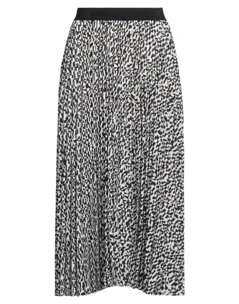 KARL LAGERFELD Midi-rock Damen Schwarz von KARL LAGERFELD