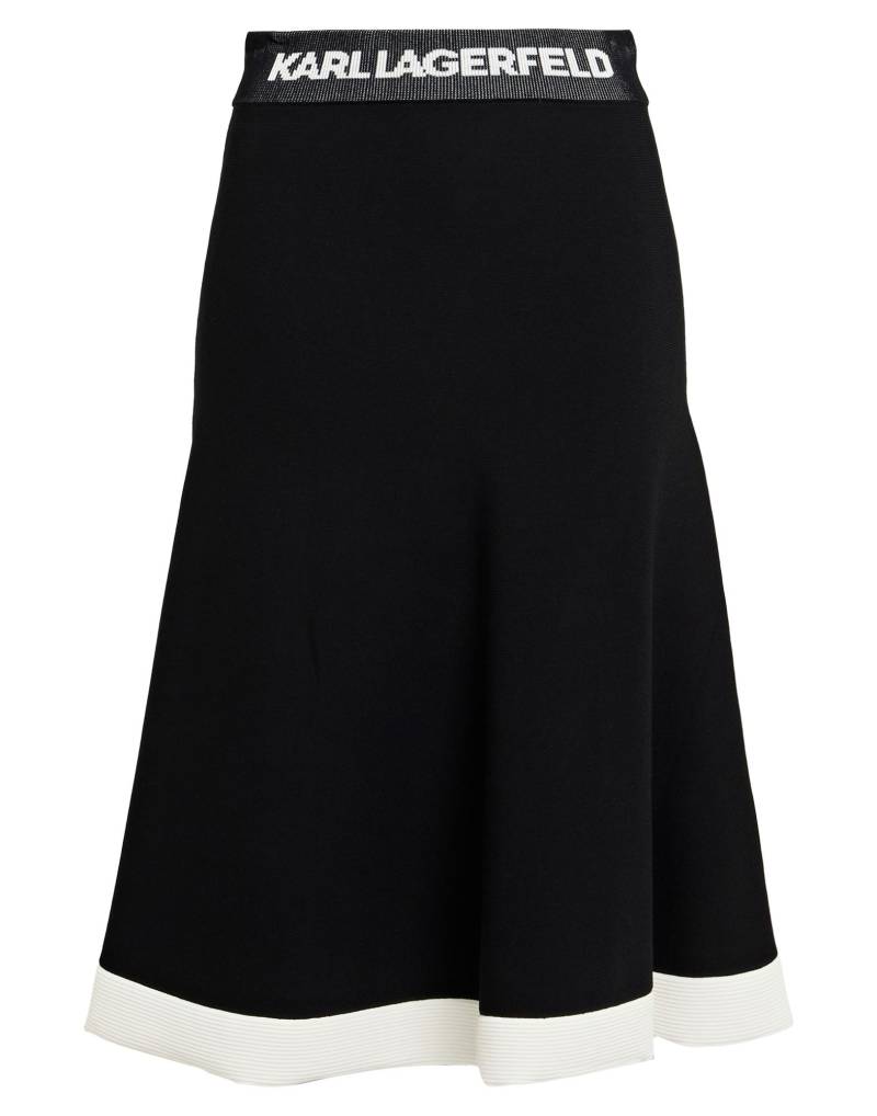 KARL LAGERFELD Midi-rock Damen Schwarz von KARL LAGERFELD