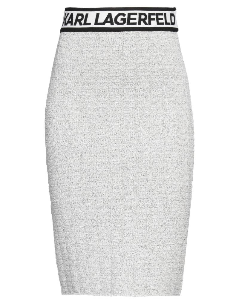 KARL LAGERFELD Midi-rock Damen Weiß von KARL LAGERFELD