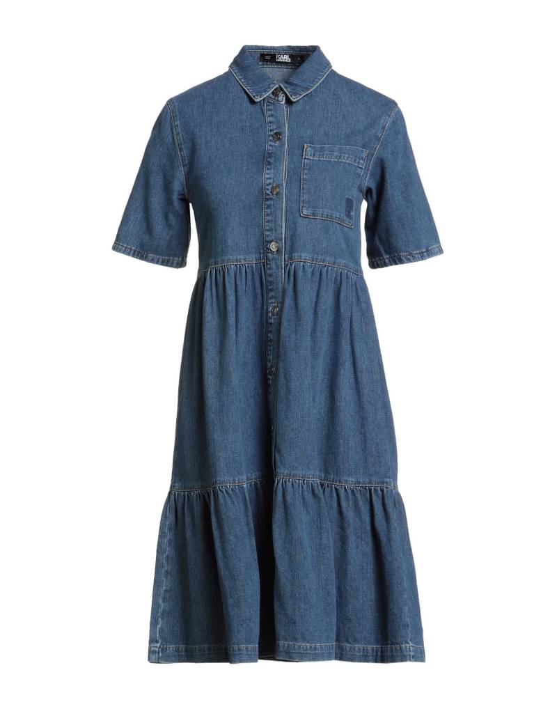 KARL LAGERFELD Mini-kleid Damen Blau von KARL LAGERFELD