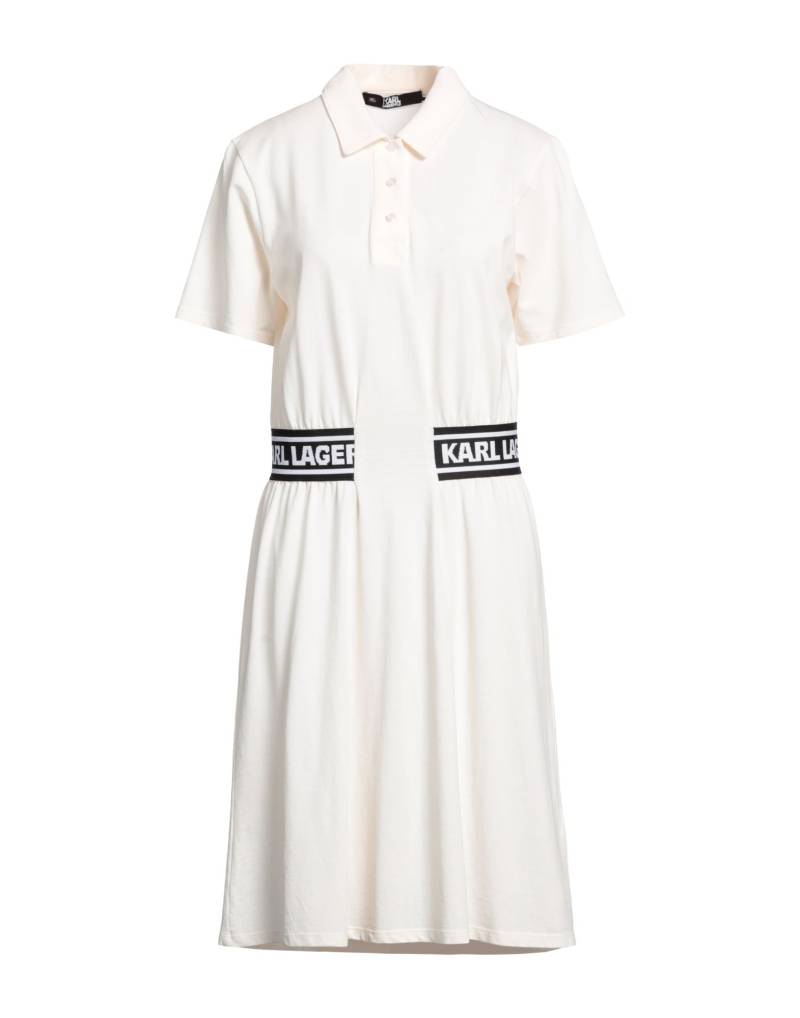 KARL LAGERFELD Mini-kleid Damen Cremeweiß von KARL LAGERFELD