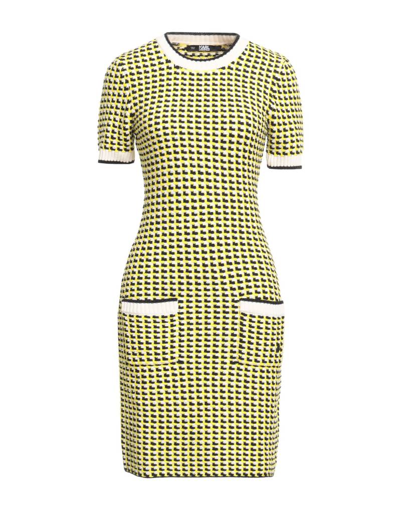 KARL LAGERFELD Mini-kleid Damen Gelb von KARL LAGERFELD