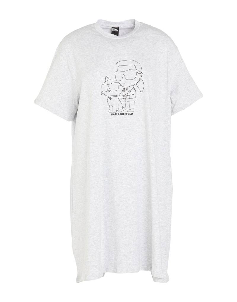 KARL LAGERFELD Mini-kleid Damen Hellgrau von KARL LAGERFELD