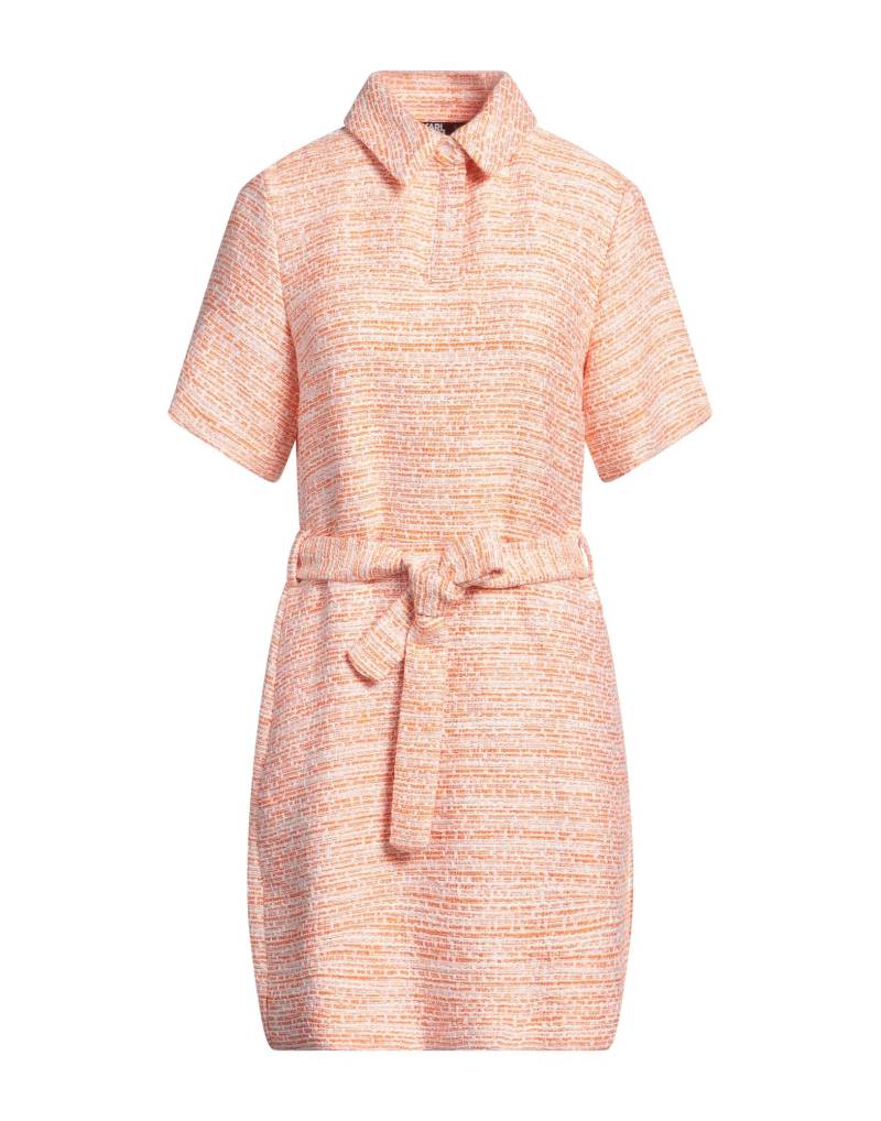 KARL LAGERFELD Mini-kleid Damen Orange von KARL LAGERFELD