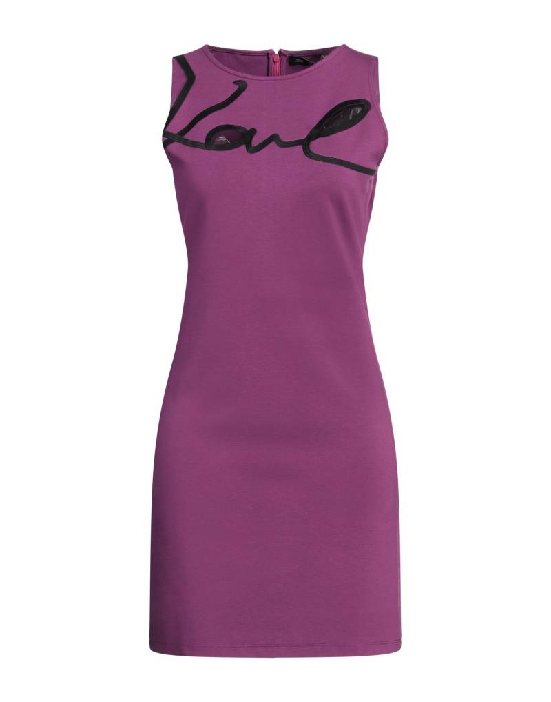 KARL LAGERFELD Mini-kleid Damen Violett von KARL LAGERFELD