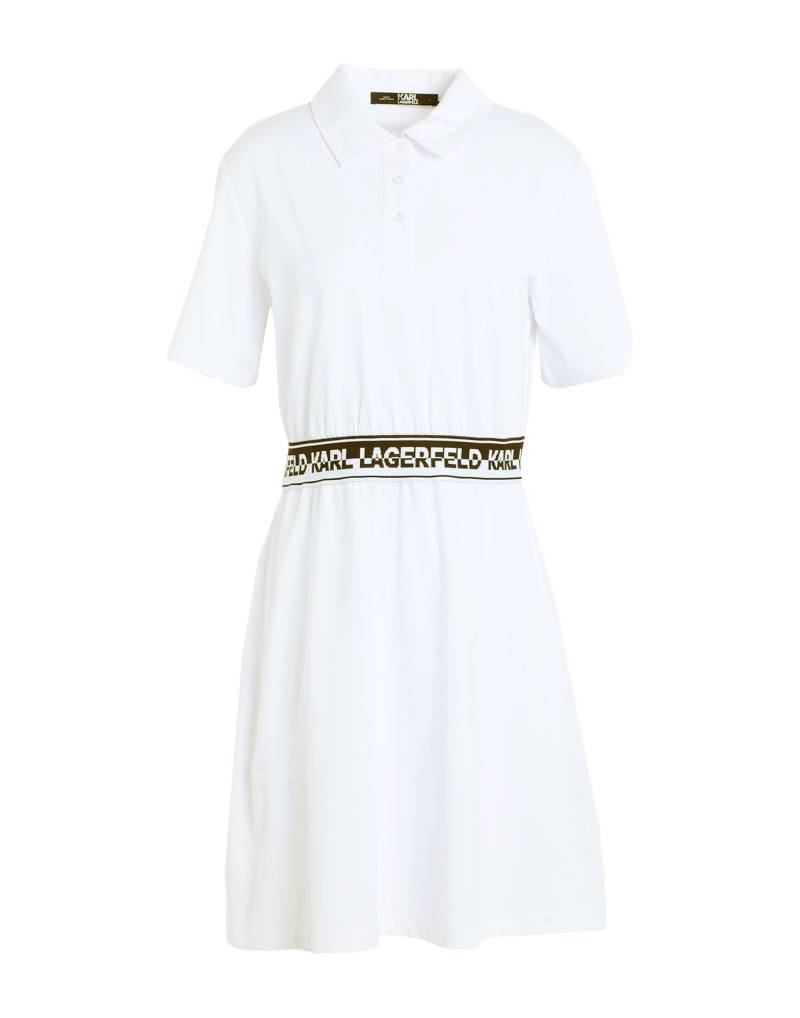 KARL LAGERFELD Mini-kleid Damen Weiß von KARL LAGERFELD