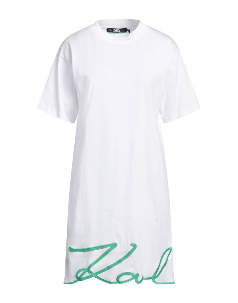 KARL LAGERFELD Mini-kleid Damen Weiß von KARL LAGERFELD