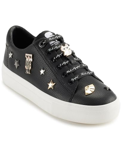 KARL LAGERFELD Paris Damen Cate Pins Sneaker, Schwarz, 36 EU KARL LAGERFELD Paris Damen Cate Pins Sneaker, Schwarz, 36 EU von KARL LAGERFELD