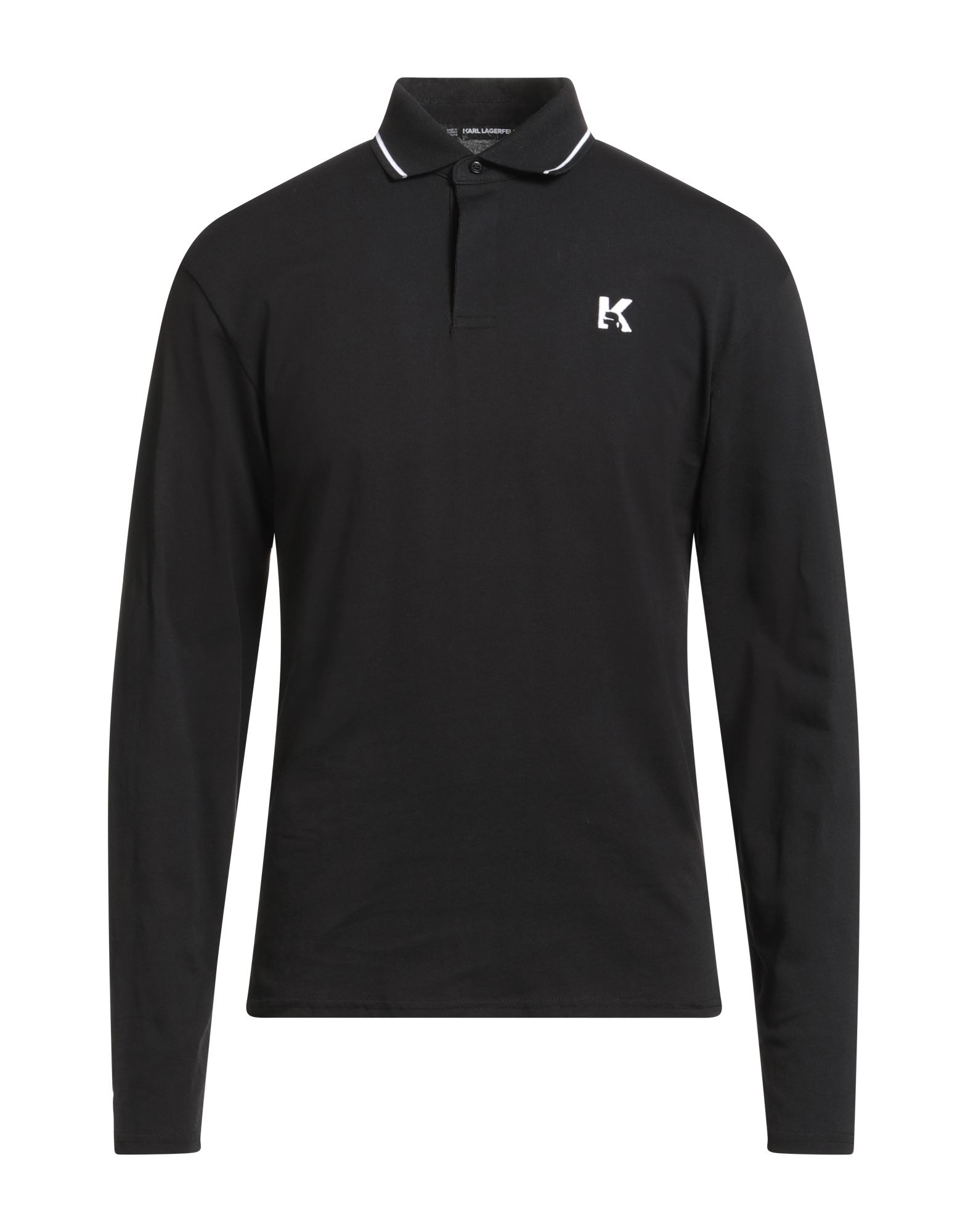 KARL LAGERFELD Poloshirt Herren Schwarz KARL LAGERFELD Poloshirt Herren Schwarz von KARL LAGERFELD