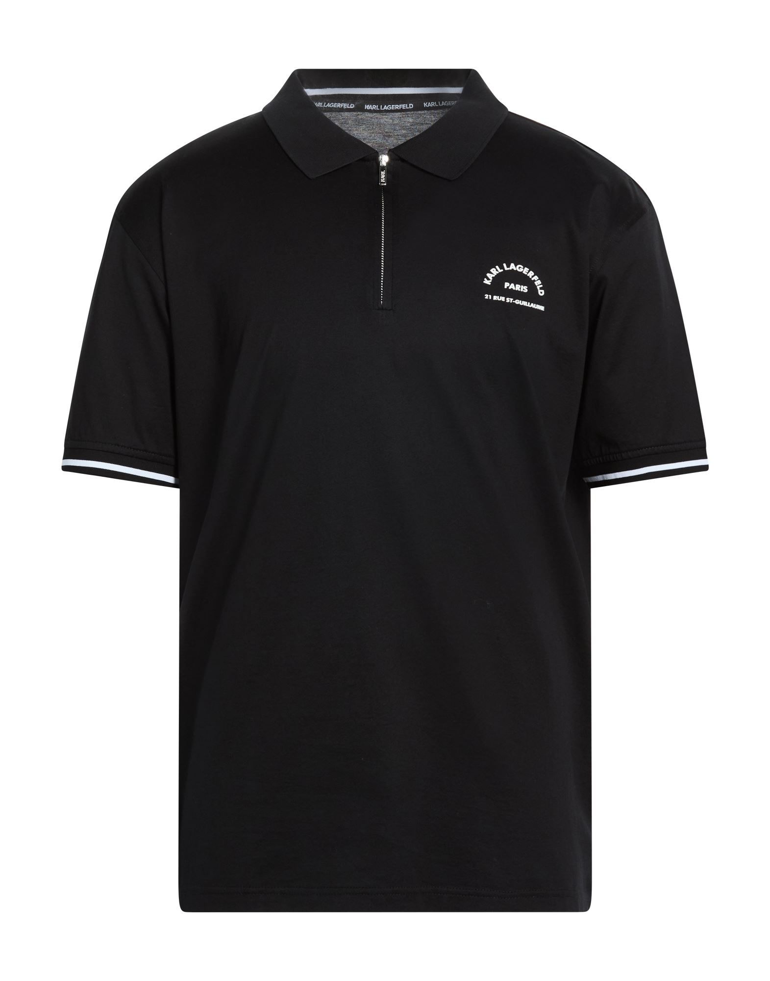 KARL LAGERFELD Poloshirt Herren Schwarz von KARL LAGERFELD