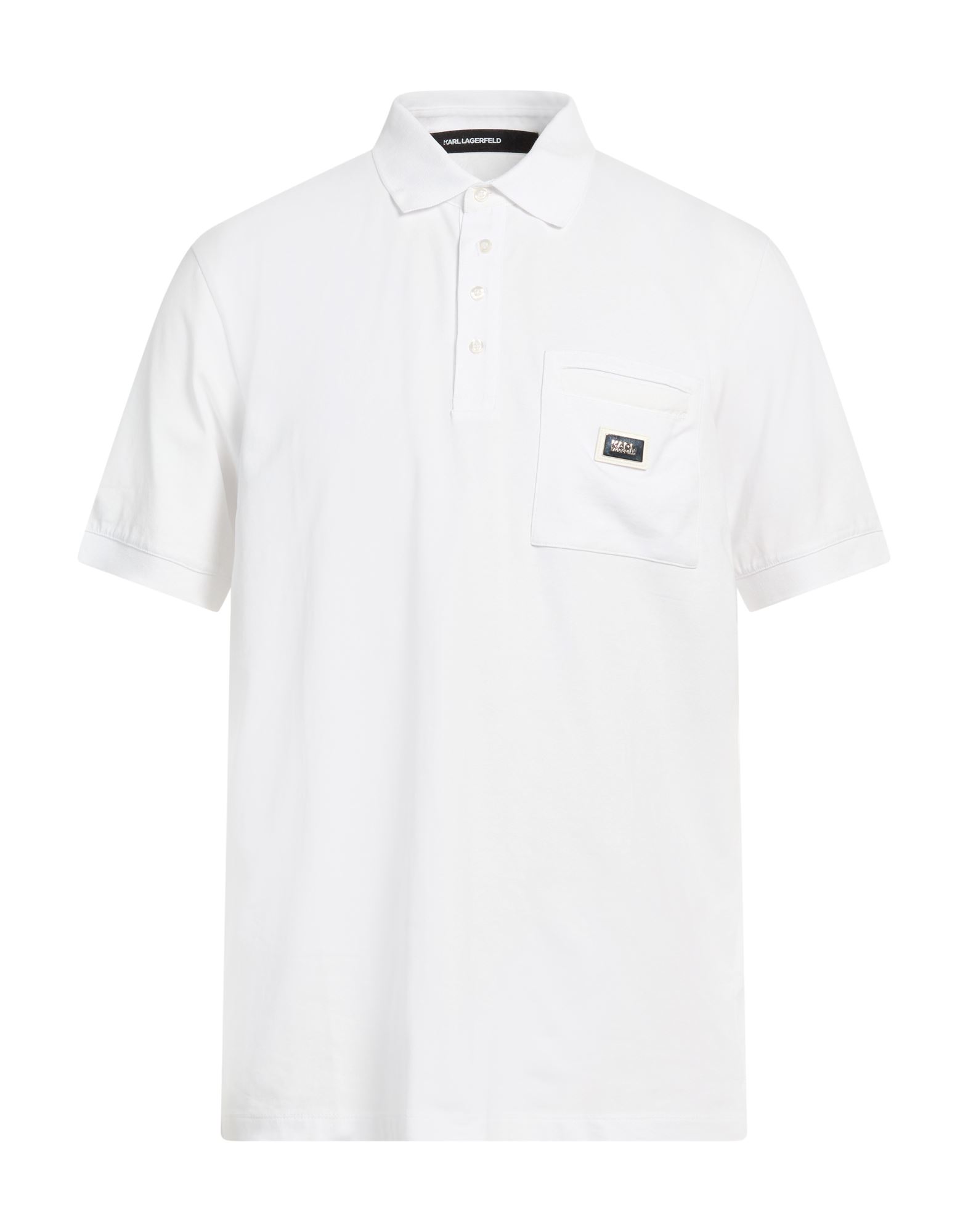 KARL LAGERFELD Poloshirt Herren Weiß von KARL LAGERFELD