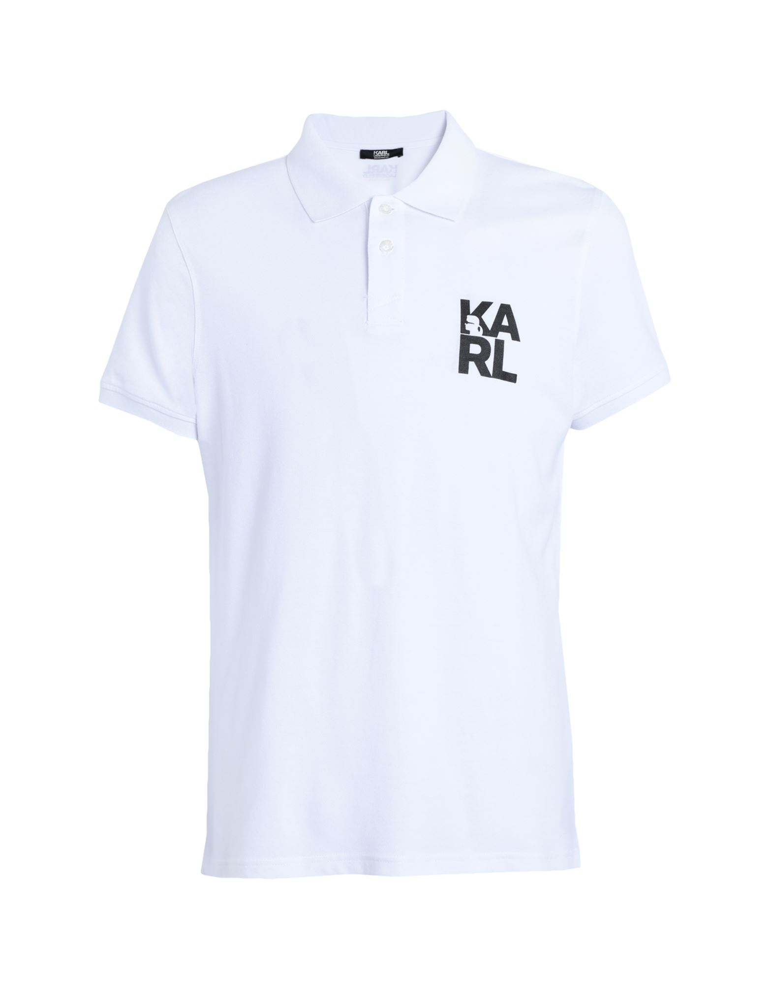 KARL LAGERFELD Poloshirt Herren Weiß von KARL LAGERFELD