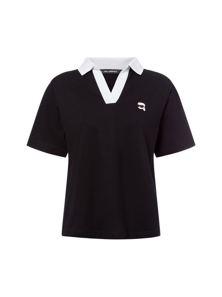 KARL LAGERFELD Poloshirt Ikon Patch von KARL LAGERFELD