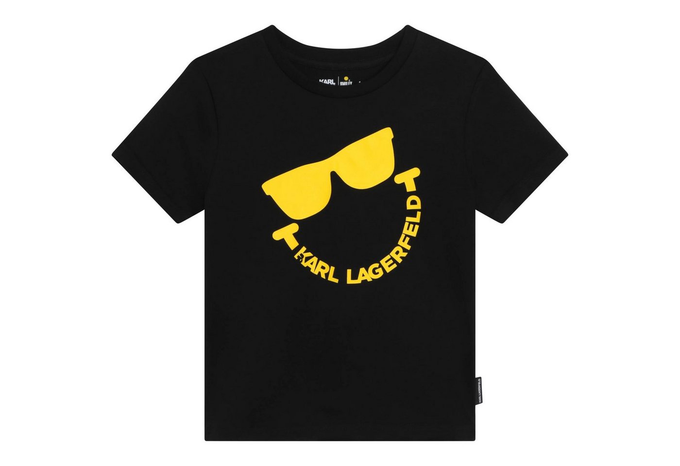 KARL LAGERFELD Print-Shirt Karl Lagerfeld Kids T-Shirt Smileyworld schwarz von KARL LAGERFELD