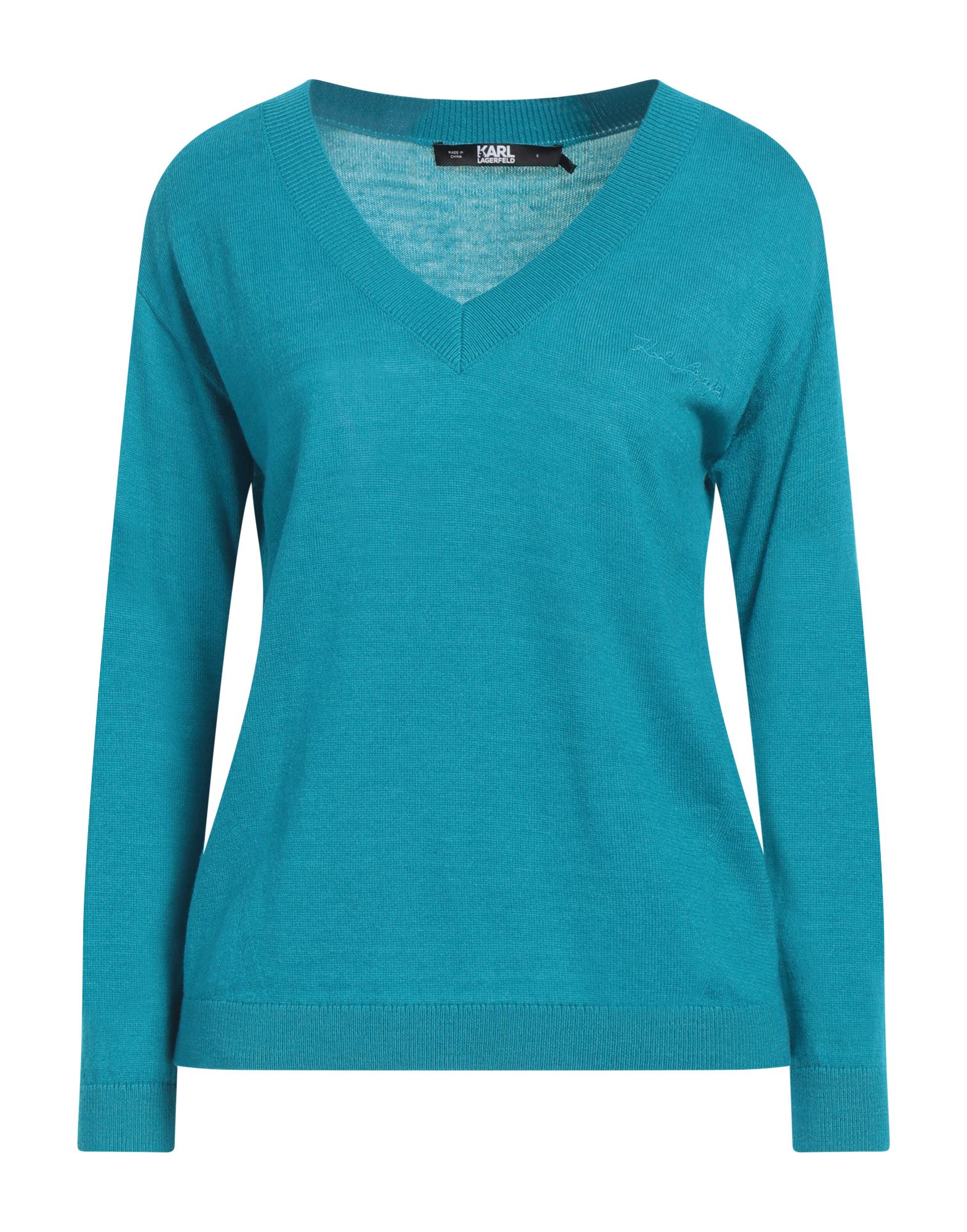 KARL LAGERFELD Pullover Damen Azurblau von KARL LAGERFELD