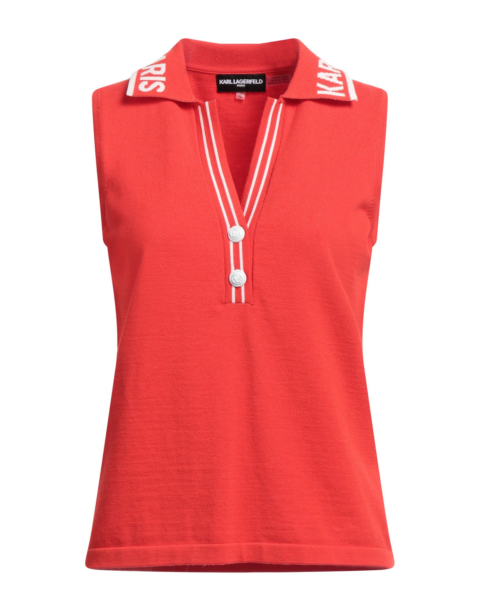KARL LAGERFELD Pullover Damen Tomatenrot KARL LAGERFELD Pullover Damen Tomatenrot von KARL LAGERFELD
