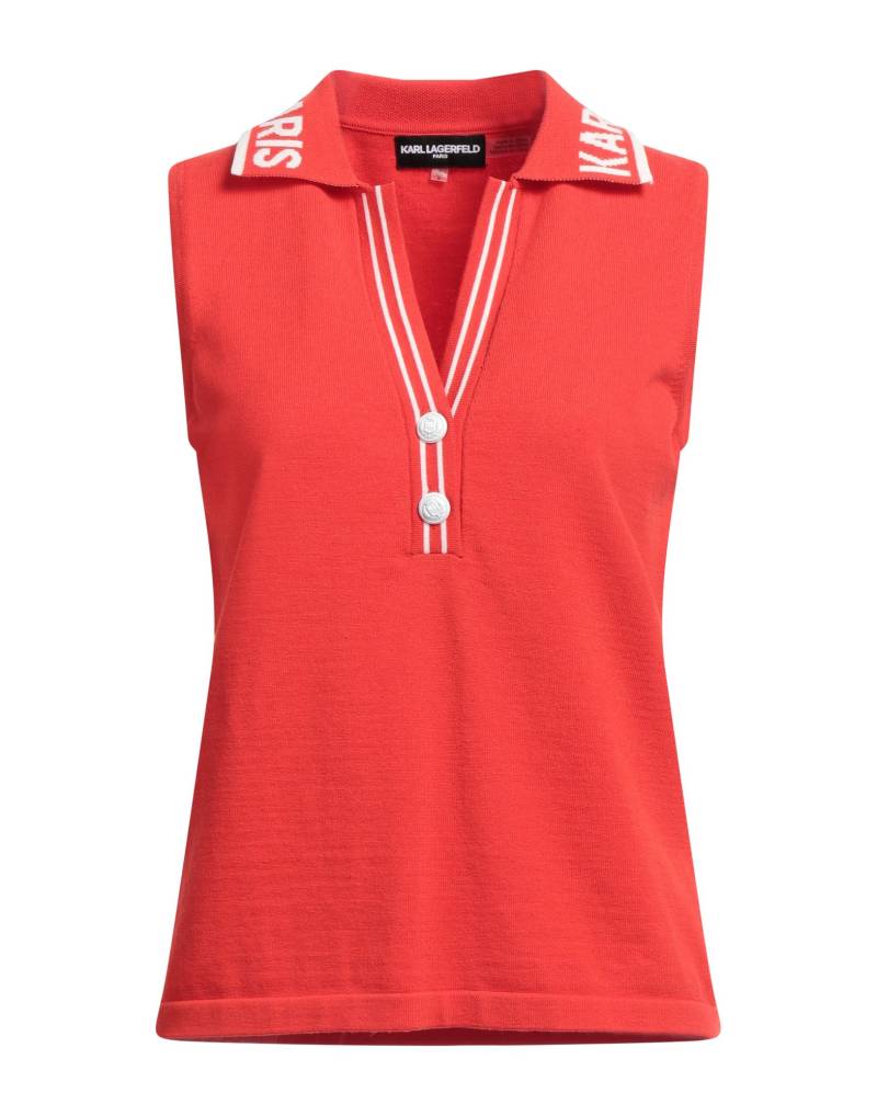 KARL LAGERFELD Pullover Damen Tomatenrot von KARL LAGERFELD