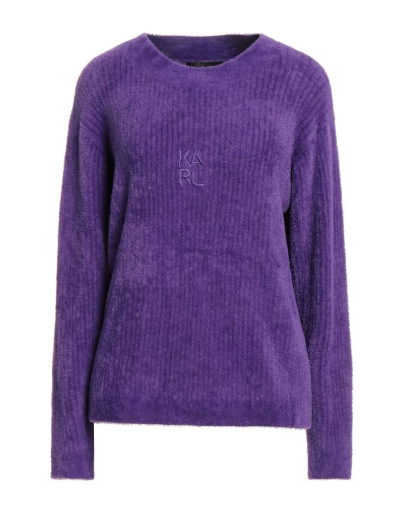 KARL LAGERFELD Pullover Damen Violett von KARL LAGERFELD