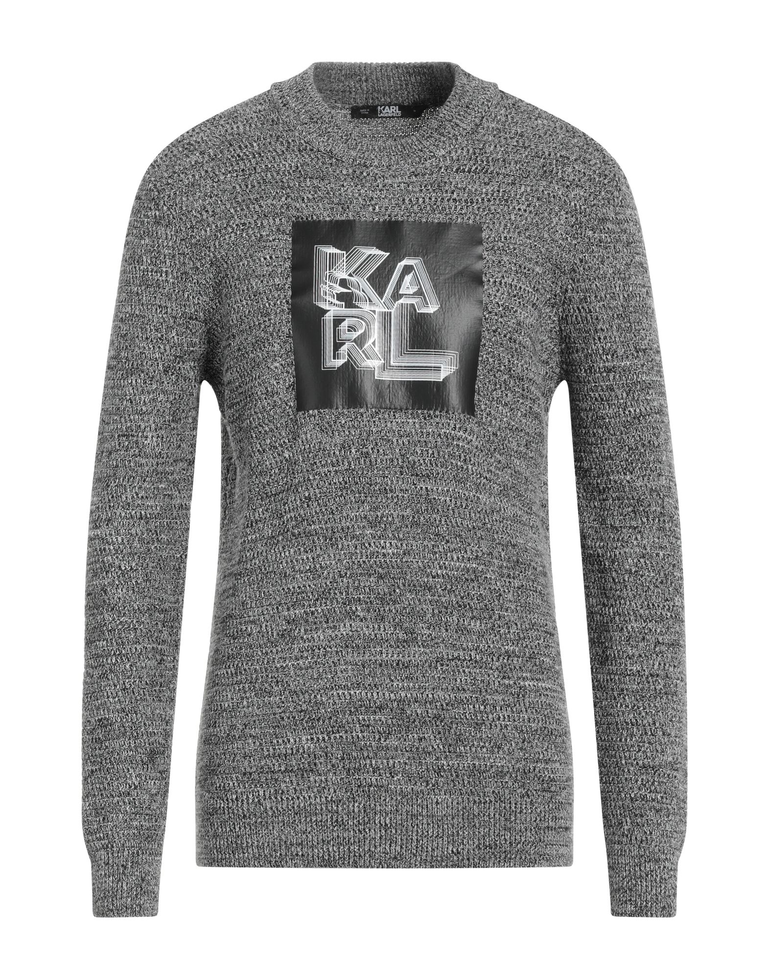 KARL LAGERFELD Pullover Herren Blei von KARL LAGERFELD