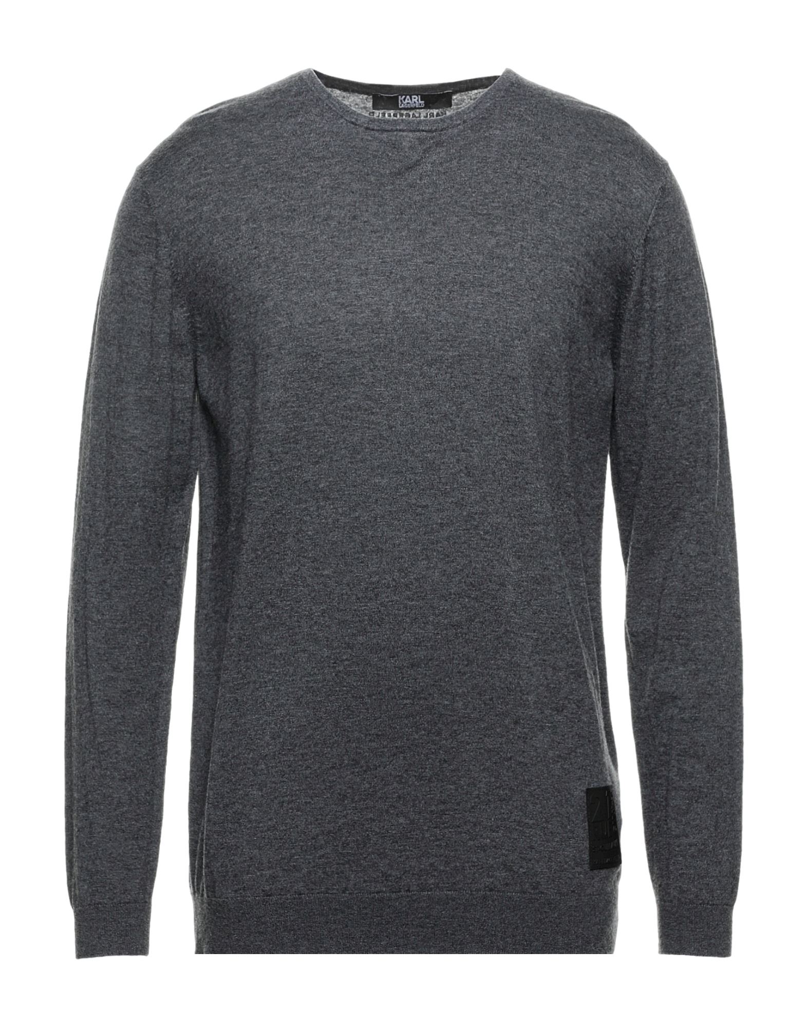 KARL LAGERFELD Pullover Herren Braungrau von KARL LAGERFELD