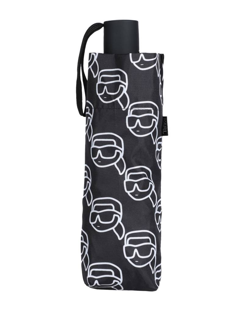 KARL LAGERFELD Regenschirm Damen Schwarz von KARL LAGERFELD