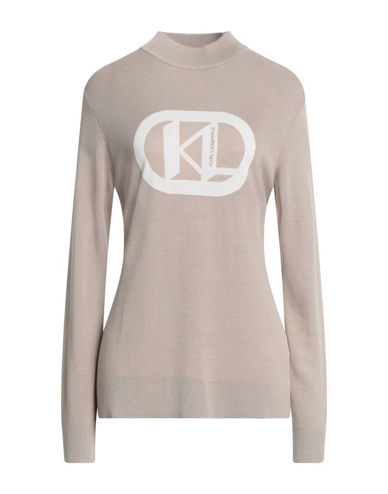 KARL LAGERFELD Rollkragenpullover Damen Sand von KARL LAGERFELD