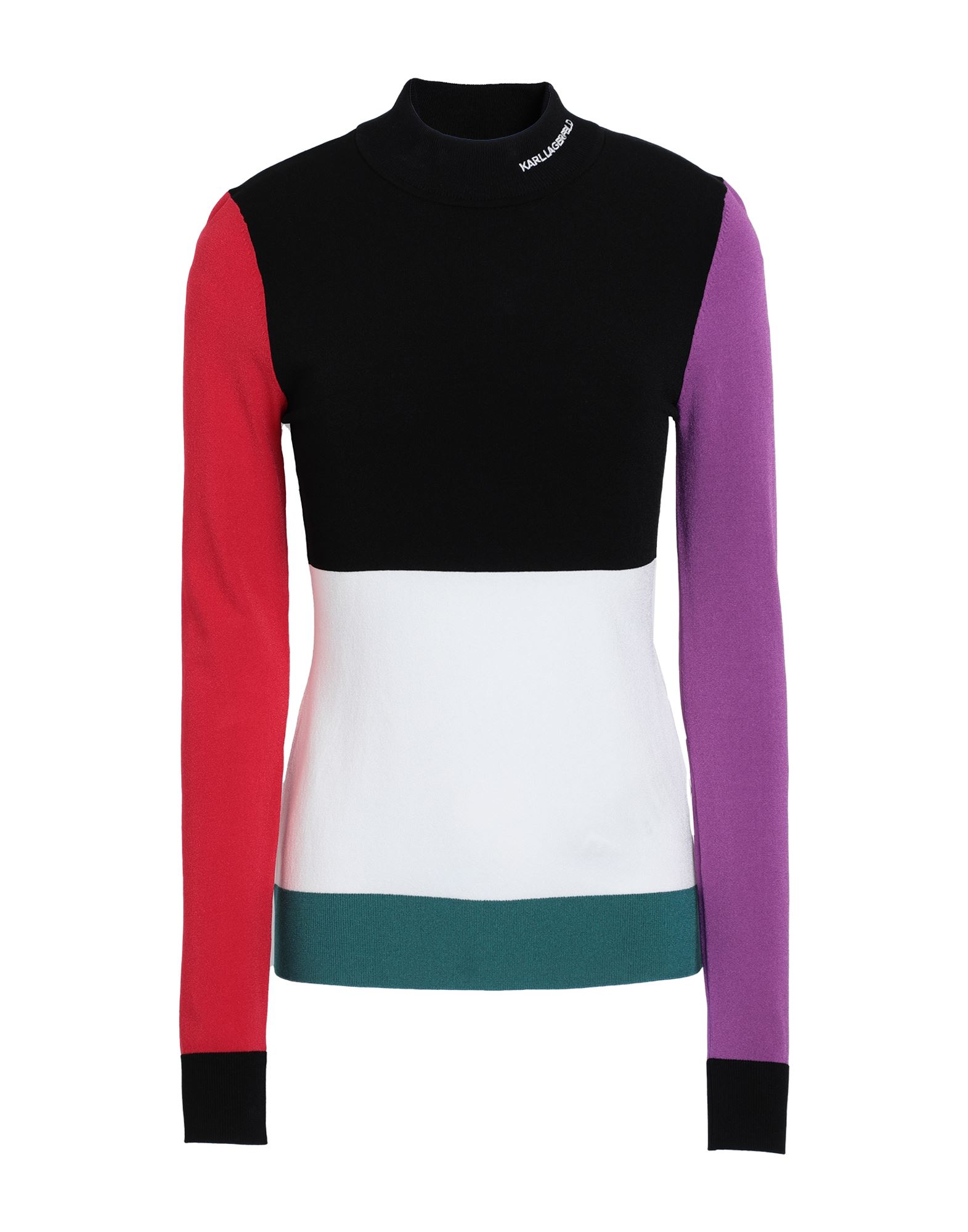 KARL LAGERFELD Rollkragenpullover Damen Schwarz von KARL LAGERFELD