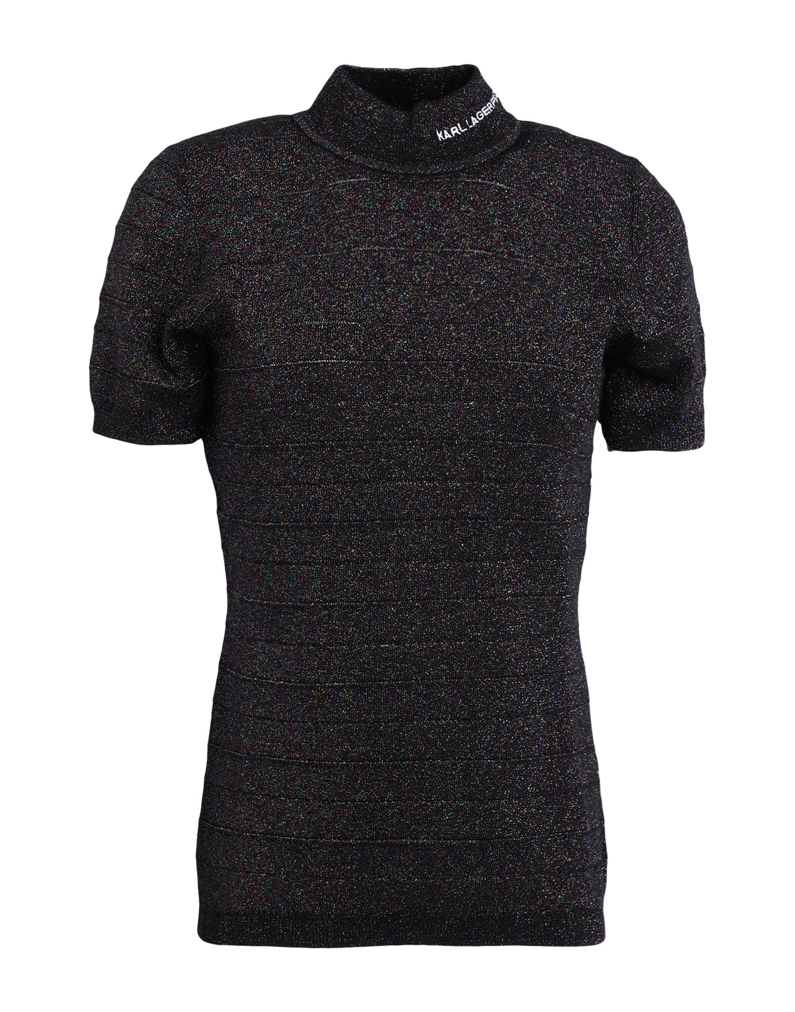 KARL LAGERFELD Rollkragenpullover Damen Schwarz von KARL LAGERFELD