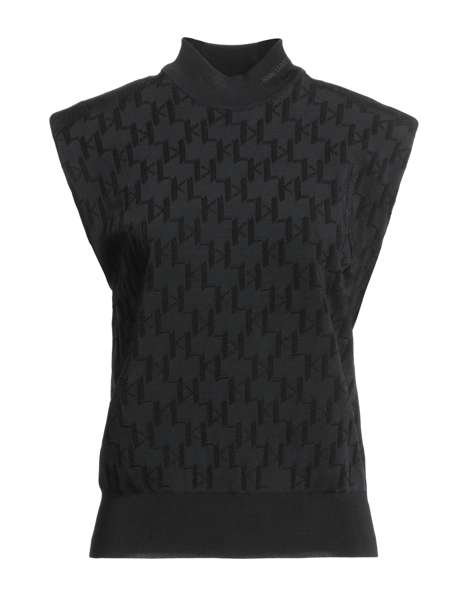 KARL LAGERFELD Rollkragenpullover Damen Schwarz von KARL LAGERFELD