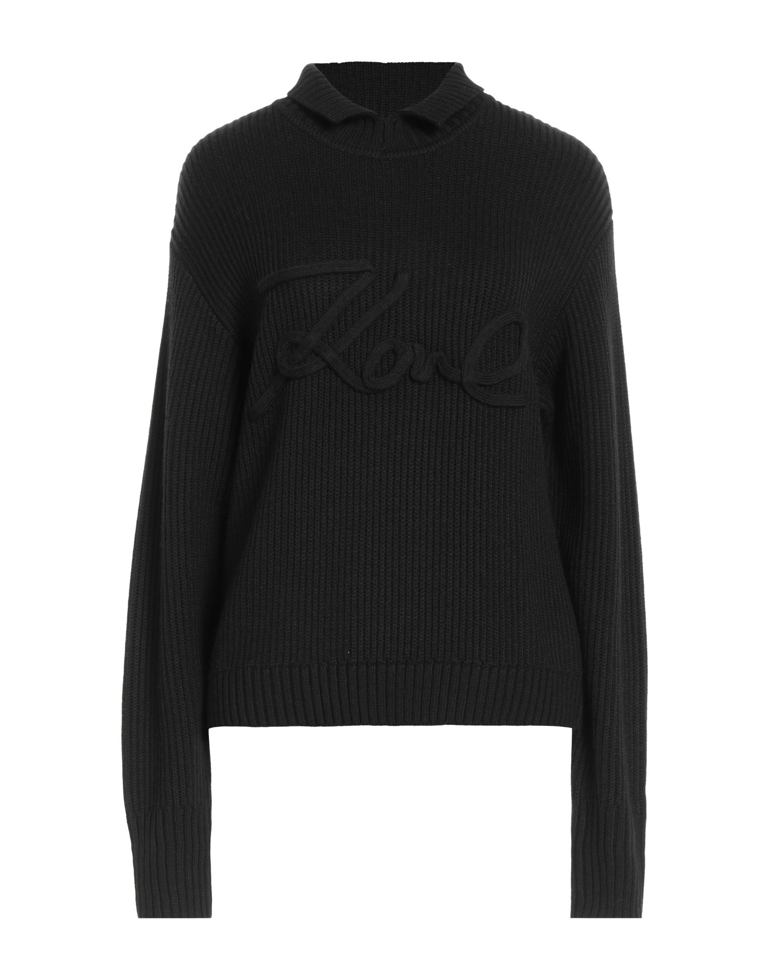 KARL LAGERFELD Rollkragenpullover Damen Schwarz von KARL LAGERFELD