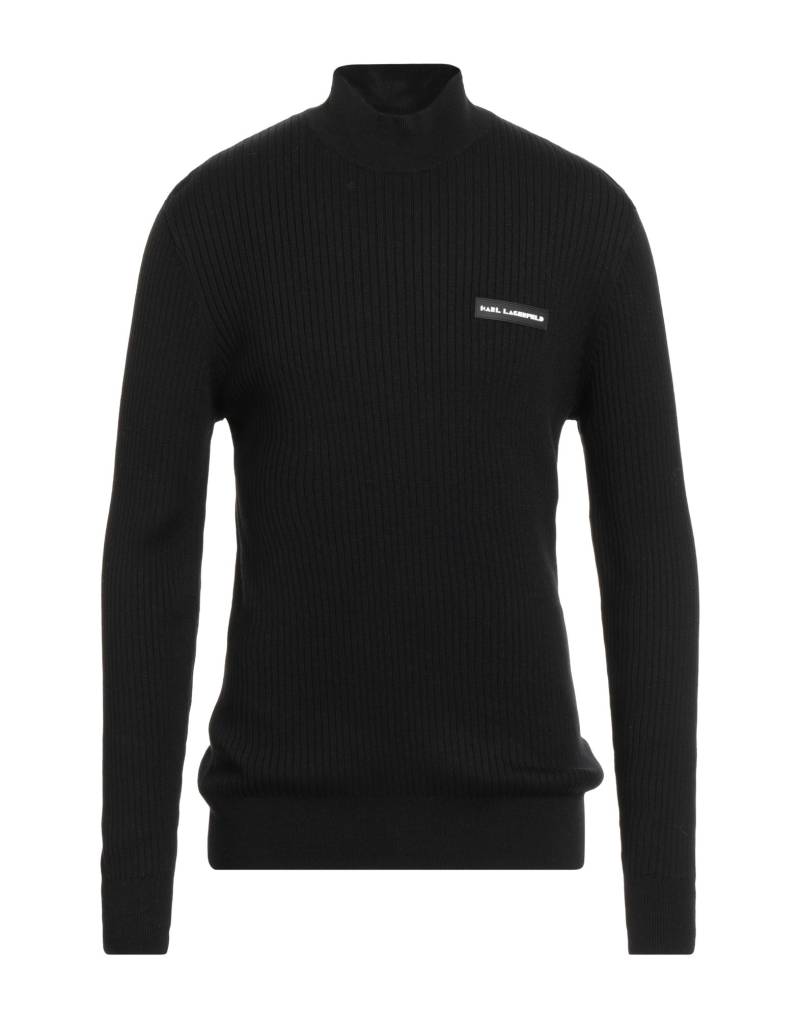 KARL LAGERFELD Rollkragenpullover Herren Schwarz von KARL LAGERFELD