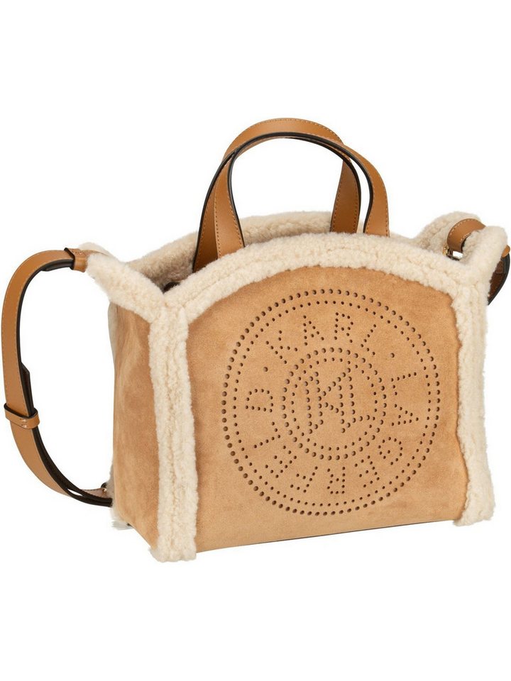 KARL LAGERFELD Rucksack K/ circle SM Tote Shearling von KARL LAGERFELD