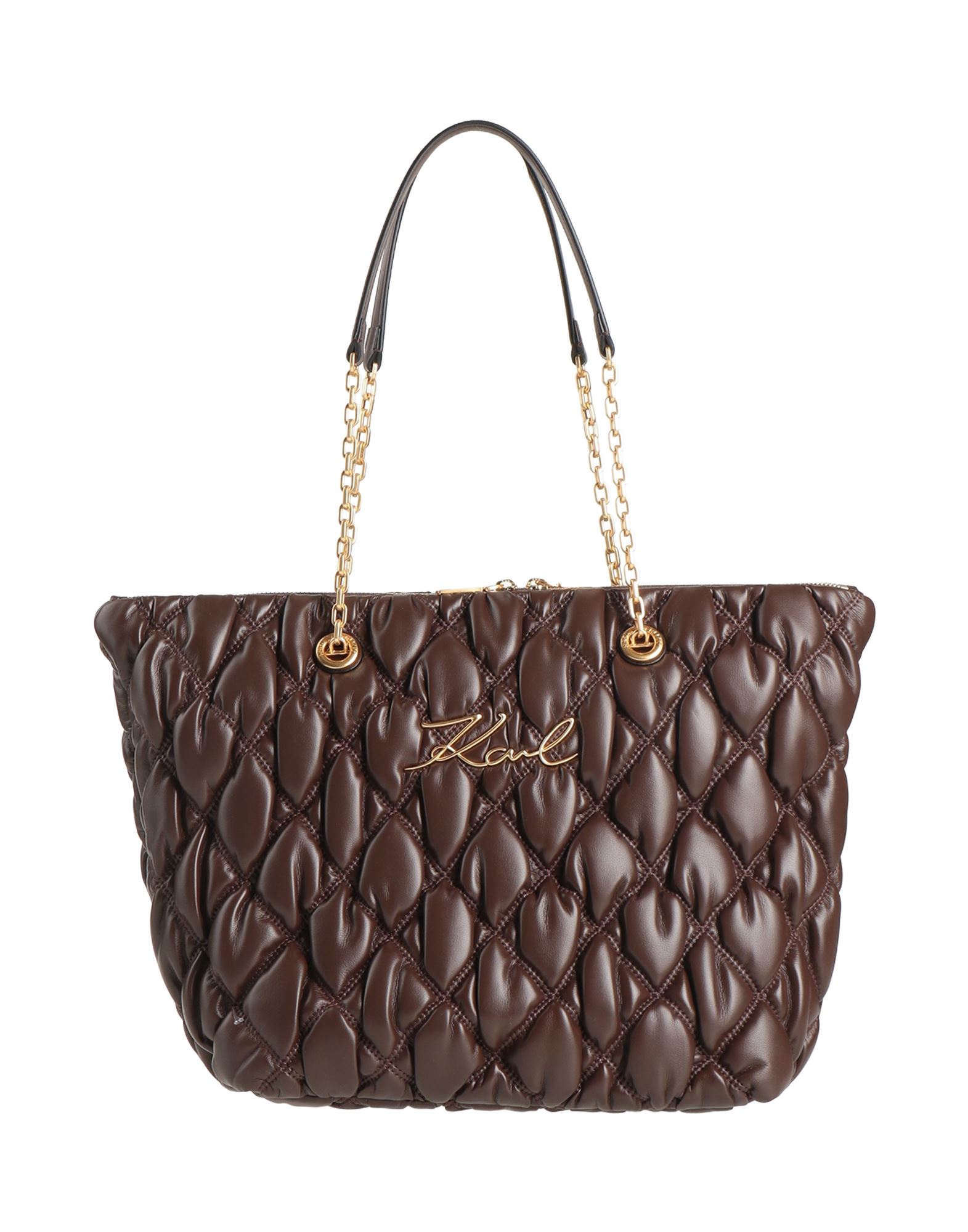 KARL LAGERFELD Schultertasche Damen Schokobraun von KARL LAGERFELD