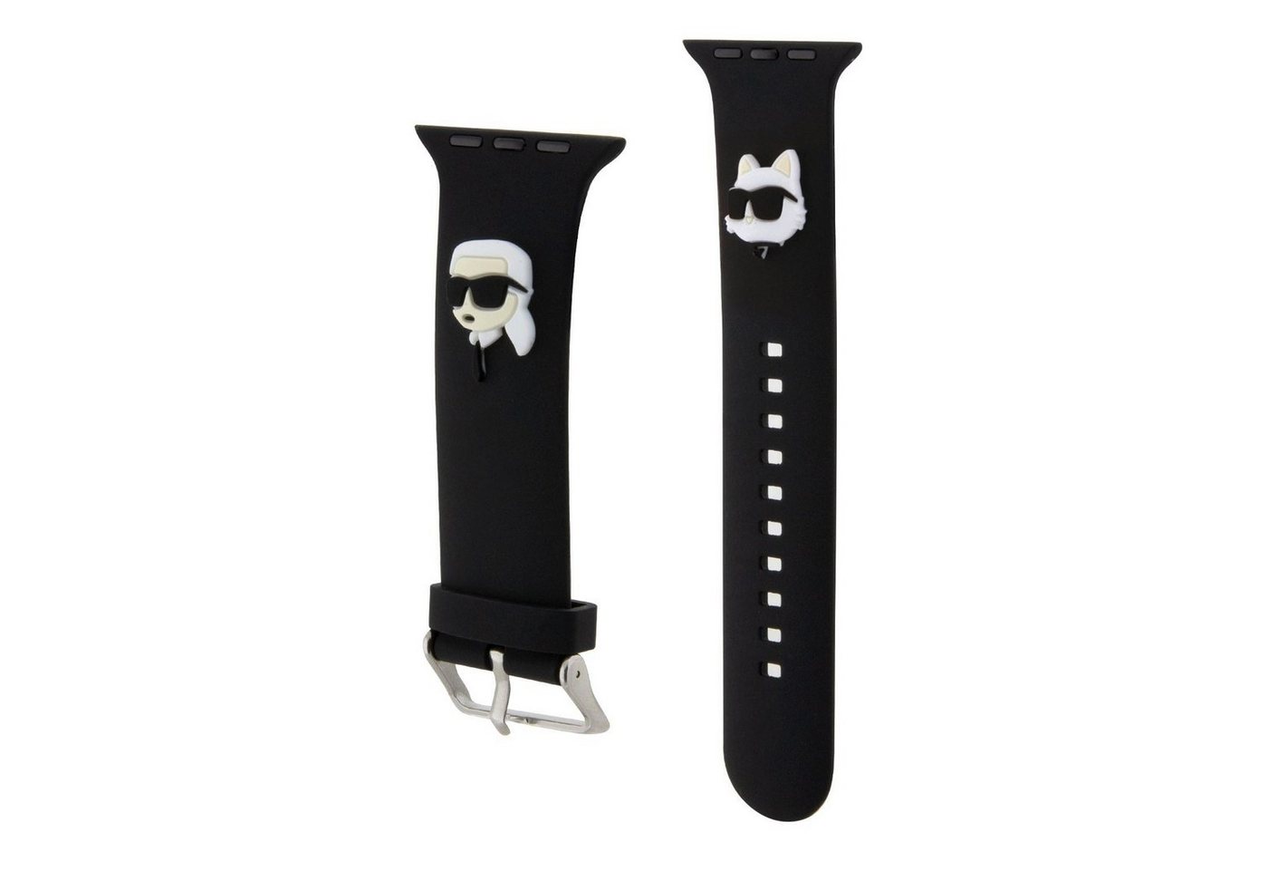 KARL LAGERFELD Smartwatch-Armband Karl Lagerfeld Karl and Choupette Head NFT Watch Strap für Apple Watch von KARL LAGERFELD