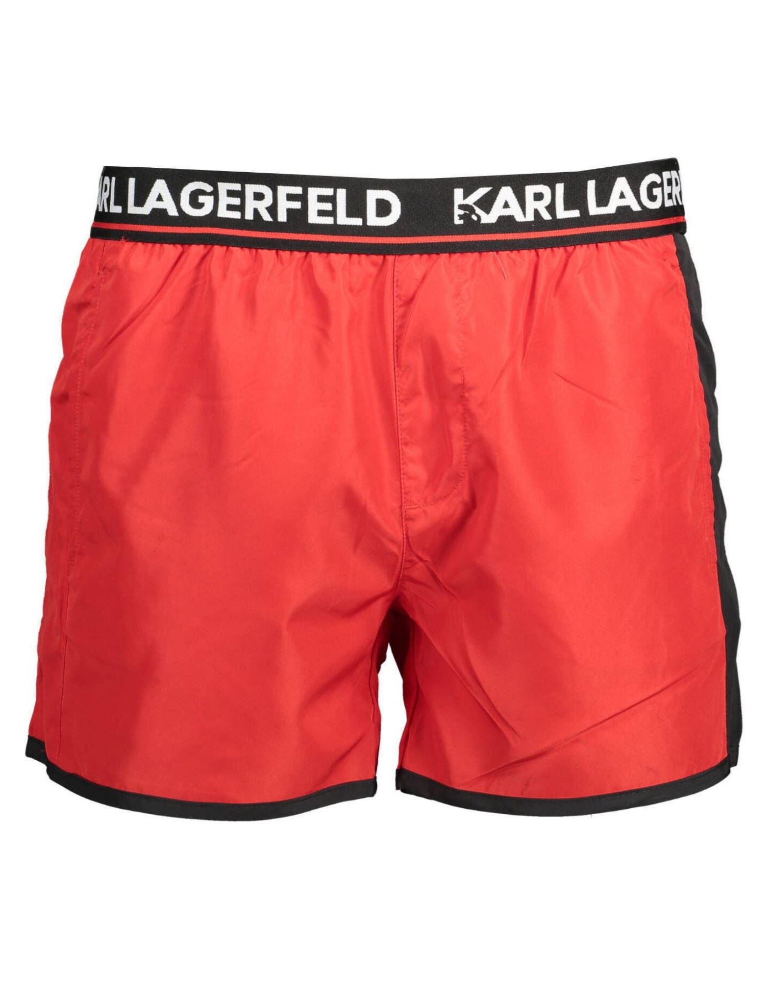 KARL LAGERFELD Strandhose Herren Rot von KARL LAGERFELD