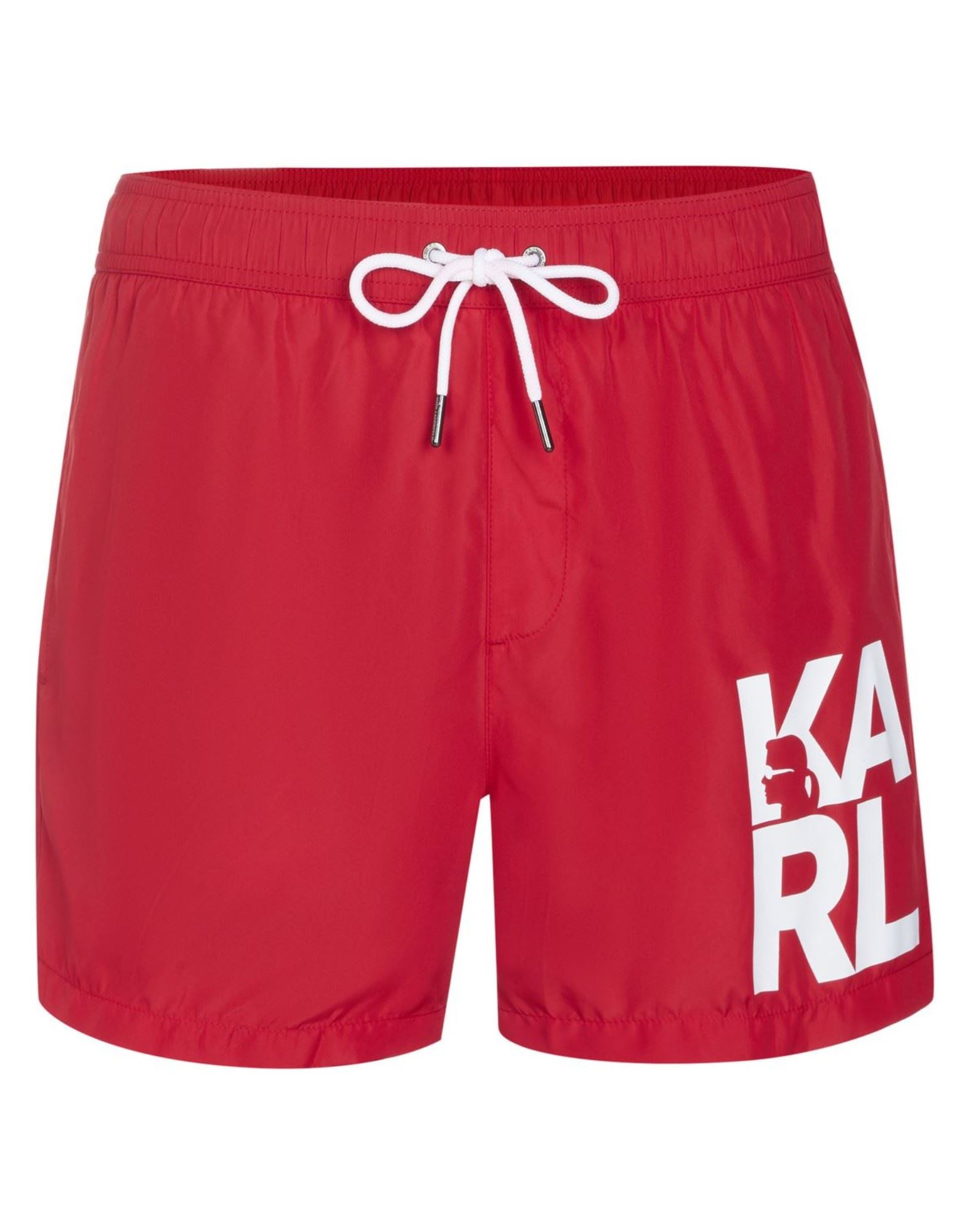 KARL LAGERFELD Strandhose Herren Rot von KARL LAGERFELD