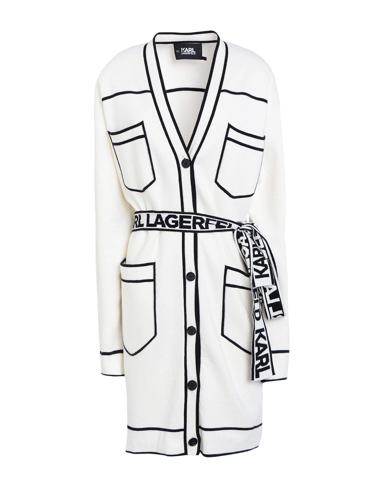 KARL LAGERFELD Strickjacke Damen Elfenbein von KARL LAGERFELD