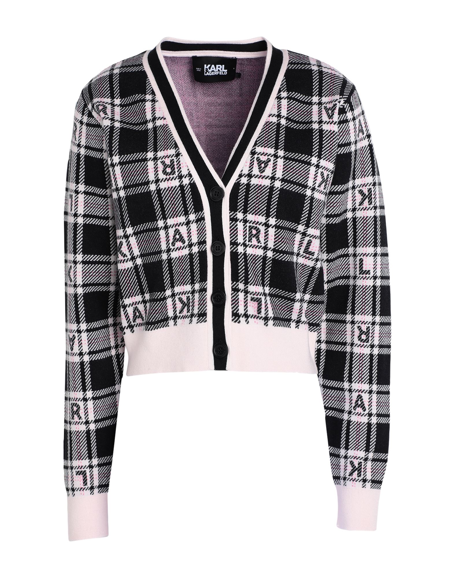 KARL LAGERFELD Strickjacke Damen Hellrosa von KARL LAGERFELD