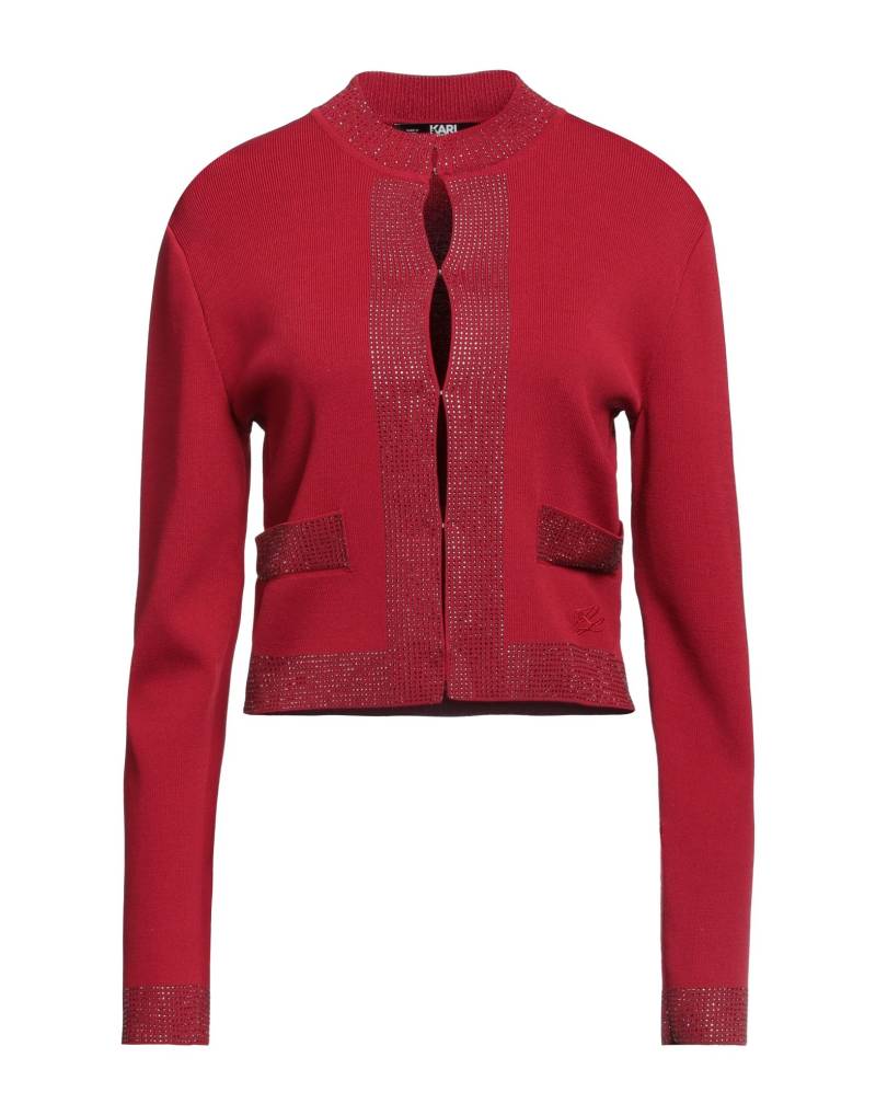 KARL LAGERFELD Strickjacke Damen Rot von KARL LAGERFELD