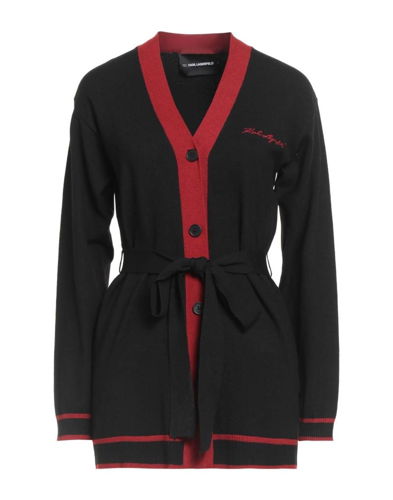 KARL LAGERFELD Strickjacke Damen Schwarz von KARL LAGERFELD