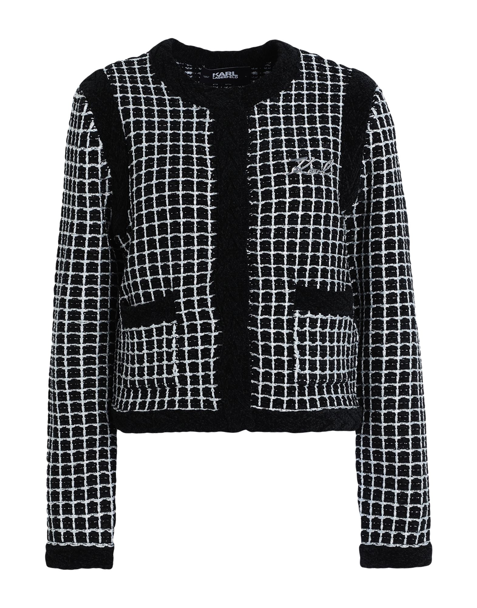 KARL LAGERFELD Strickjacke Damen Schwarz von KARL LAGERFELD