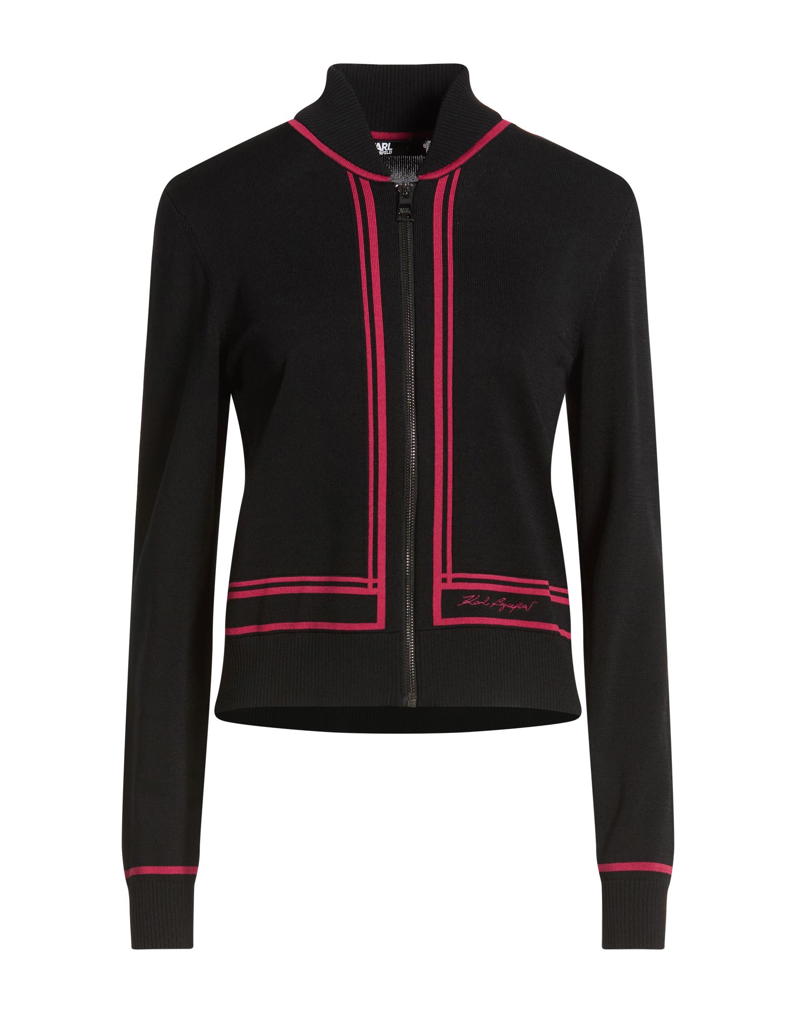 KARL LAGERFELD Strickjacke Damen Schwarz von KARL LAGERFELD