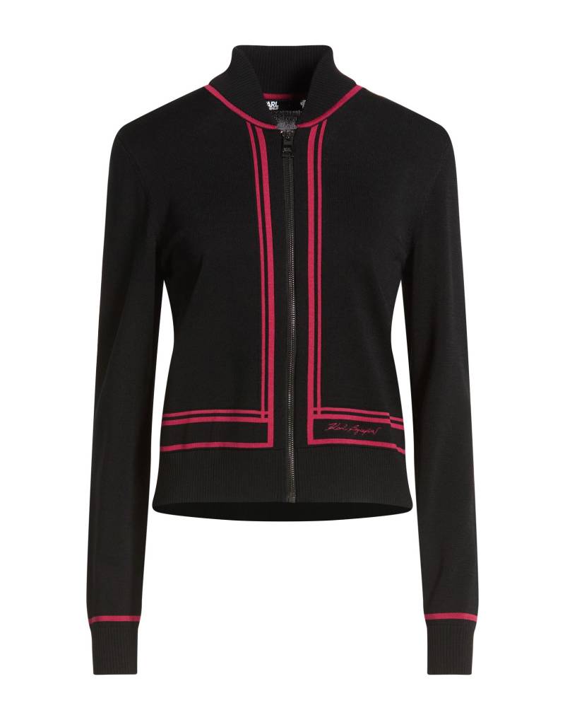 KARL LAGERFELD Strickjacke Damen Schwarz von KARL LAGERFELD