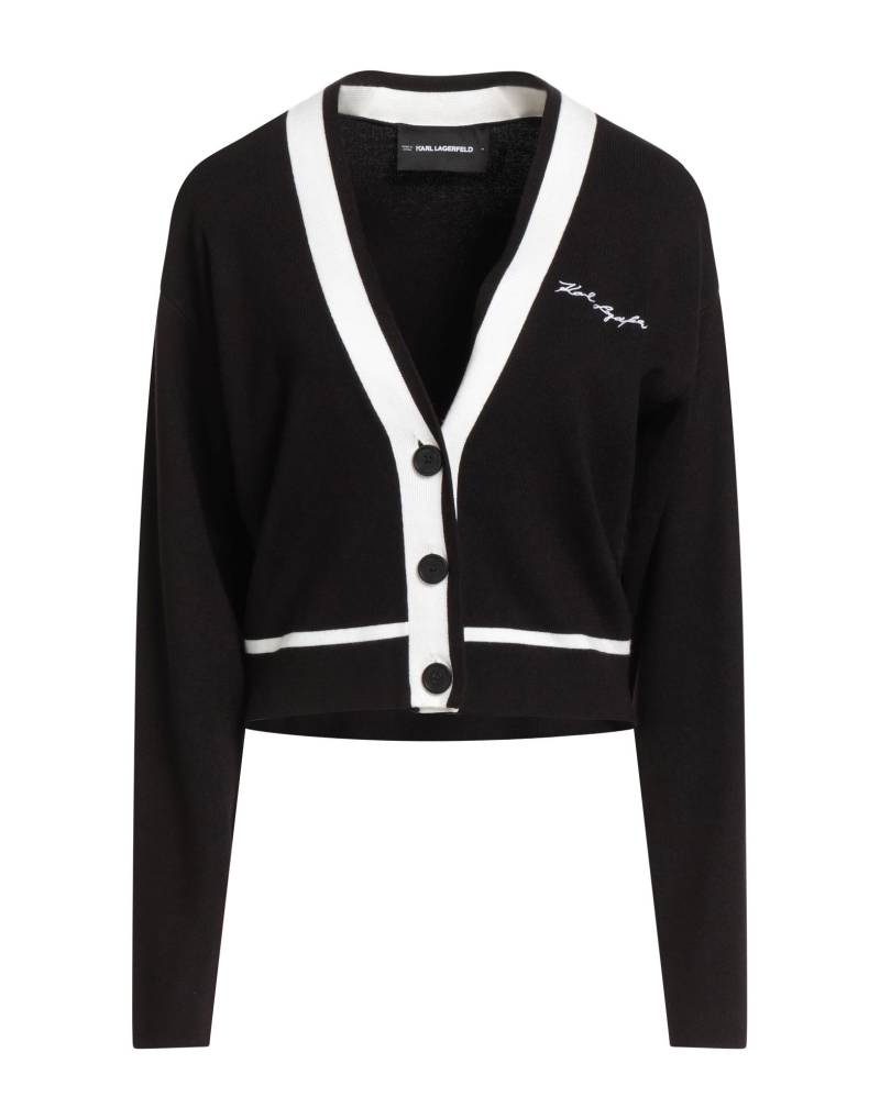 KARL LAGERFELD Strickjacke Damen Schwarz von KARL LAGERFELD