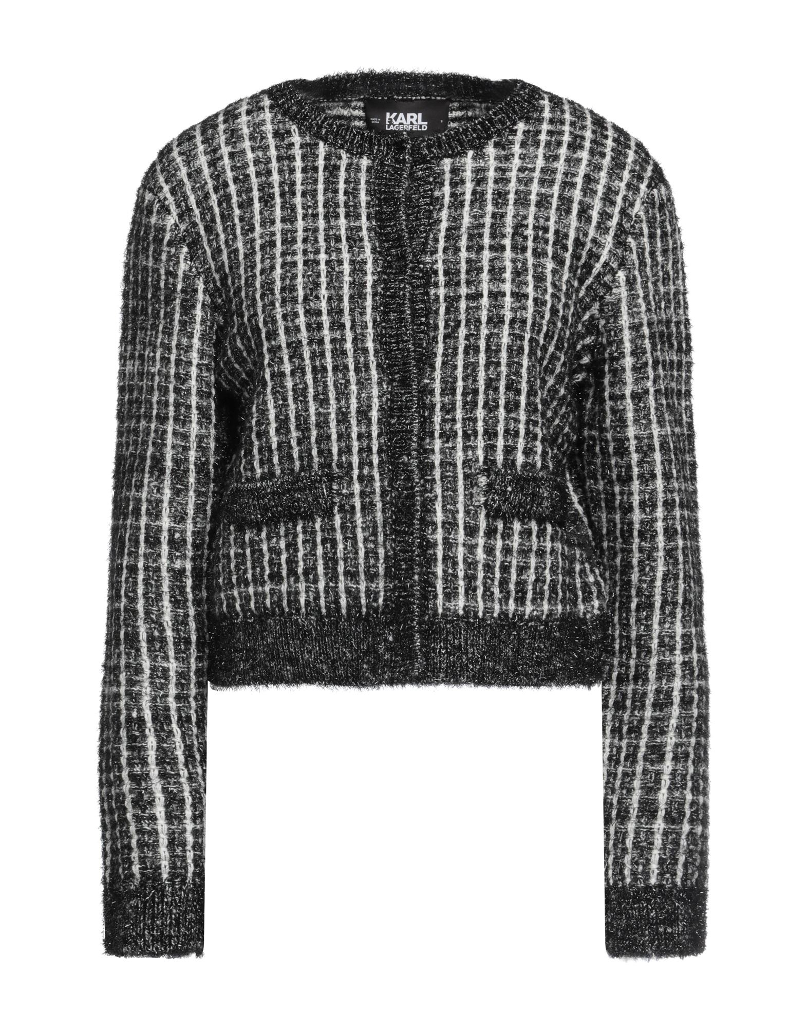 KARL LAGERFELD Strickjacke Damen Schwarz von KARL LAGERFELD