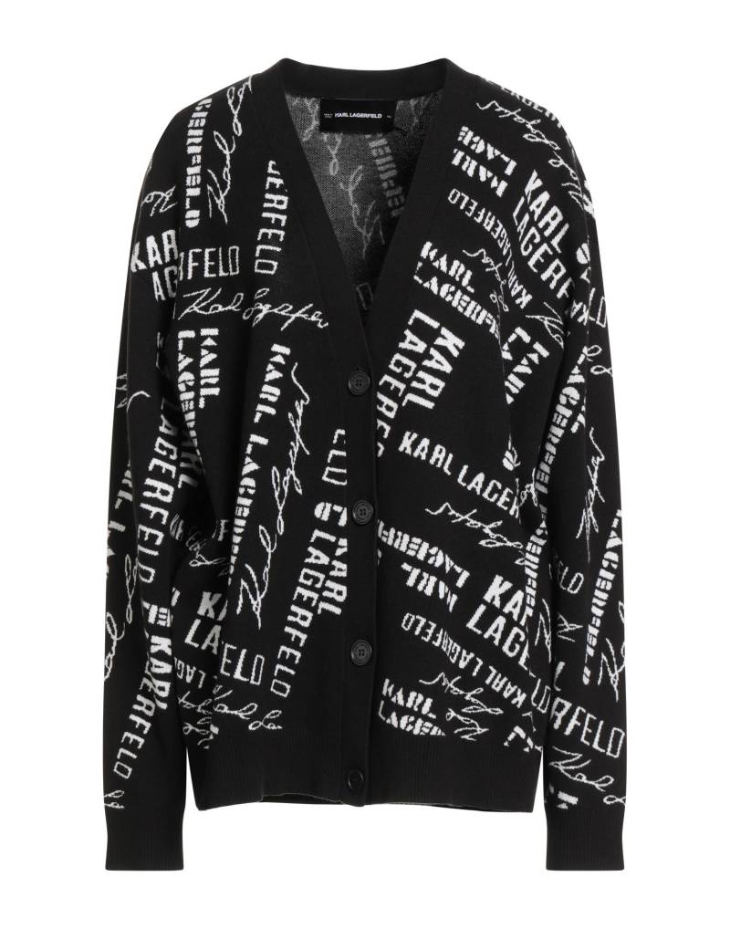 KARL LAGERFELD Strickjacke Damen Schwarz von KARL LAGERFELD