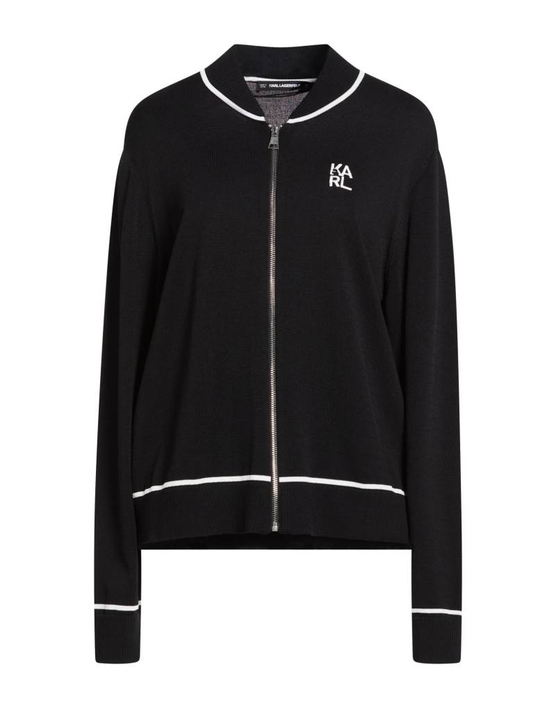 KARL LAGERFELD Strickjacke Damen Schwarz von KARL LAGERFELD
