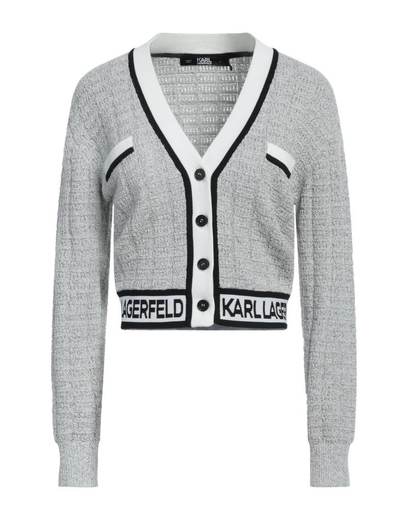 KARL LAGERFELD Strickjacke Damen Weiß von KARL LAGERFELD