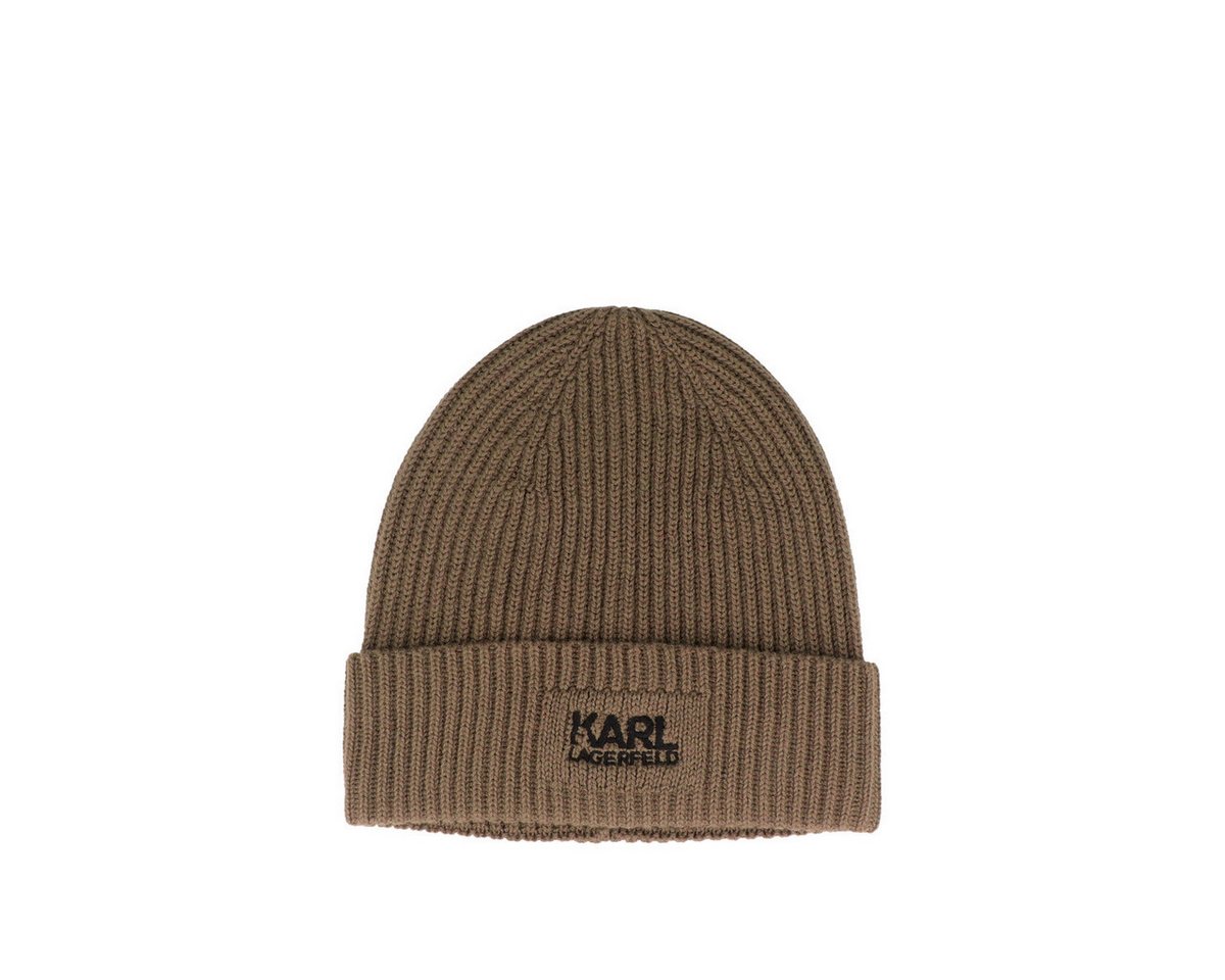KARL LAGERFELD Strickmütze 805601 Herren Beanie, Kopfbedeckung, Wintermütze, Strickmütze, Funktionsmütze von KARL LAGERFELD